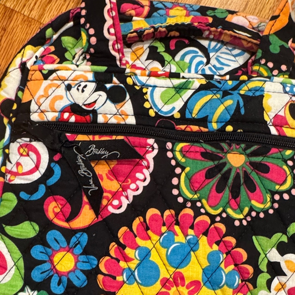 EUC Vera Bradley Disney Quilted Mini Backpack - Picture 8 of 9